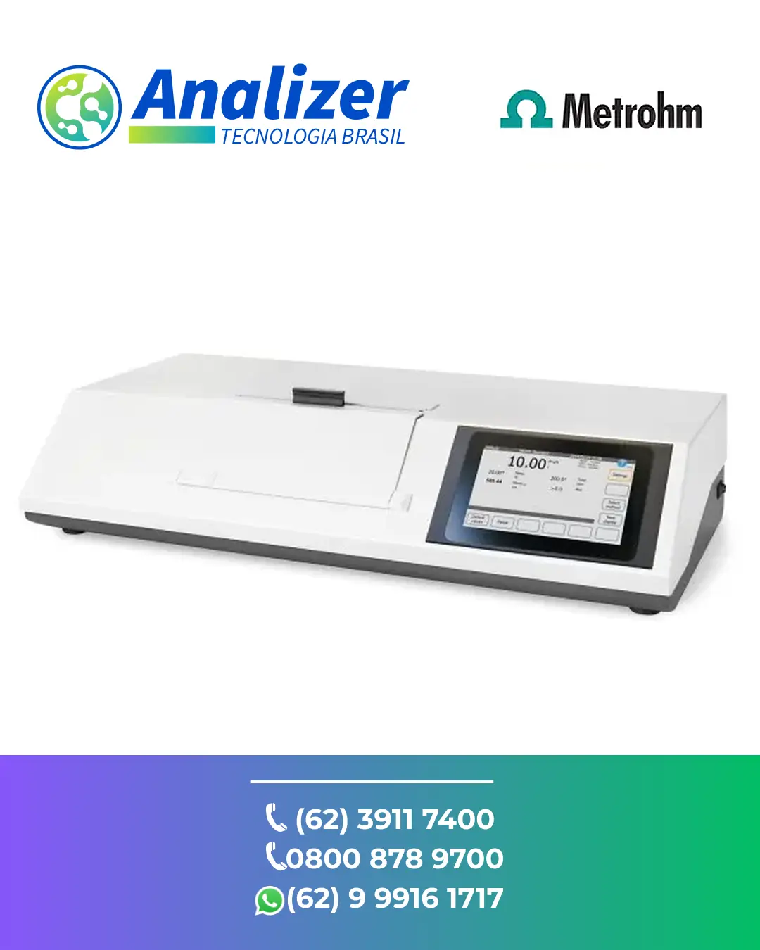 ASSISTÊNCIA POLARIMETRO POLARTRONIC V METROHM BRASIL