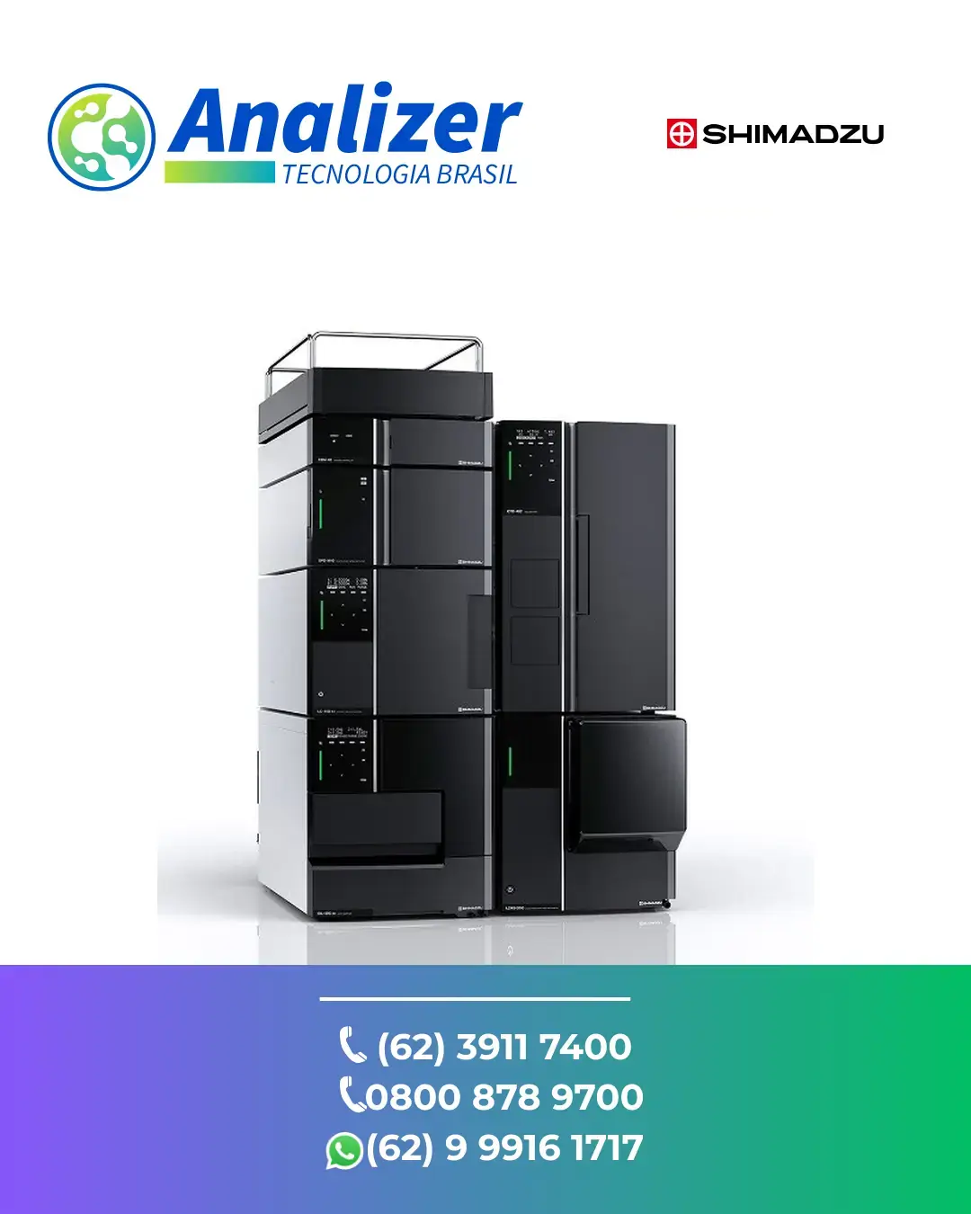 ASSISTÊNCIA TÉCNICA EQUIPAMENTOS ESPECTROMETRO DE MASSAS LCMS 2050 SHIMADZU BRASIL