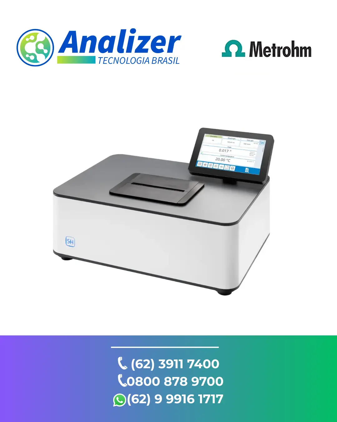 ASSISTÊNCIA TÉCNICA POLARIMETRO VARIPOL SCHMIDT+HAENSCH METROHM BRASIL