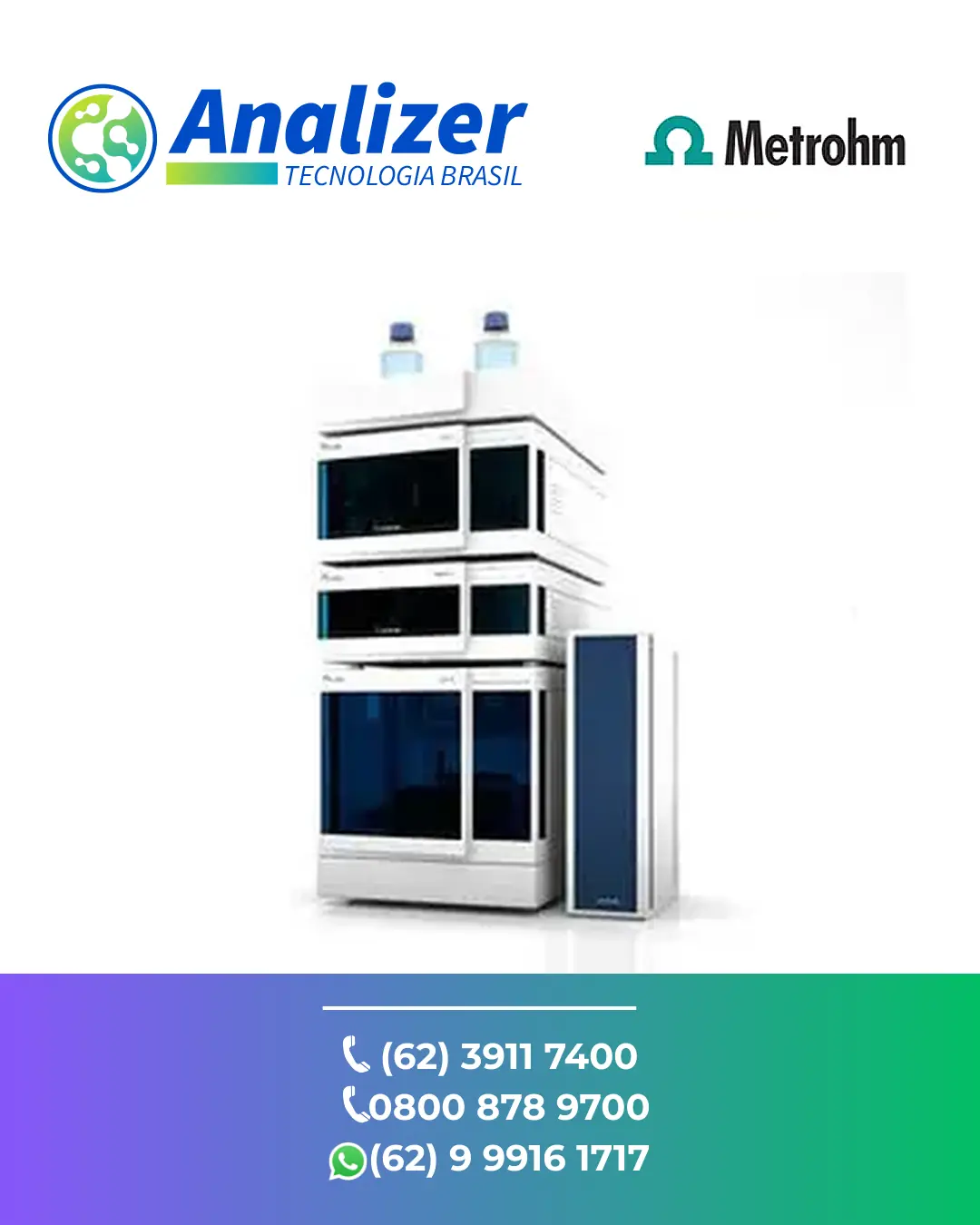 CORREÇÃO CROMATROGRAFO KNA HPLC C2 METROHM BRASIL