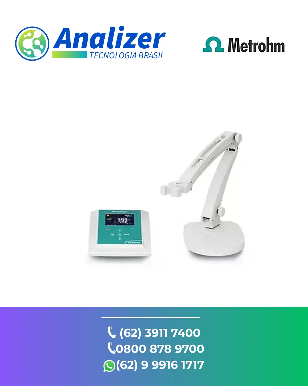 CORREÇÃO MEDIDOR DE PH 949PH SEM ELETRODO METROHM BRASIL