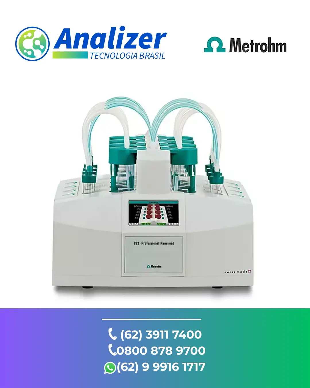 CORREÇÃO RANCIMAT 892 PROFESSIONAL METROHM BRASIL