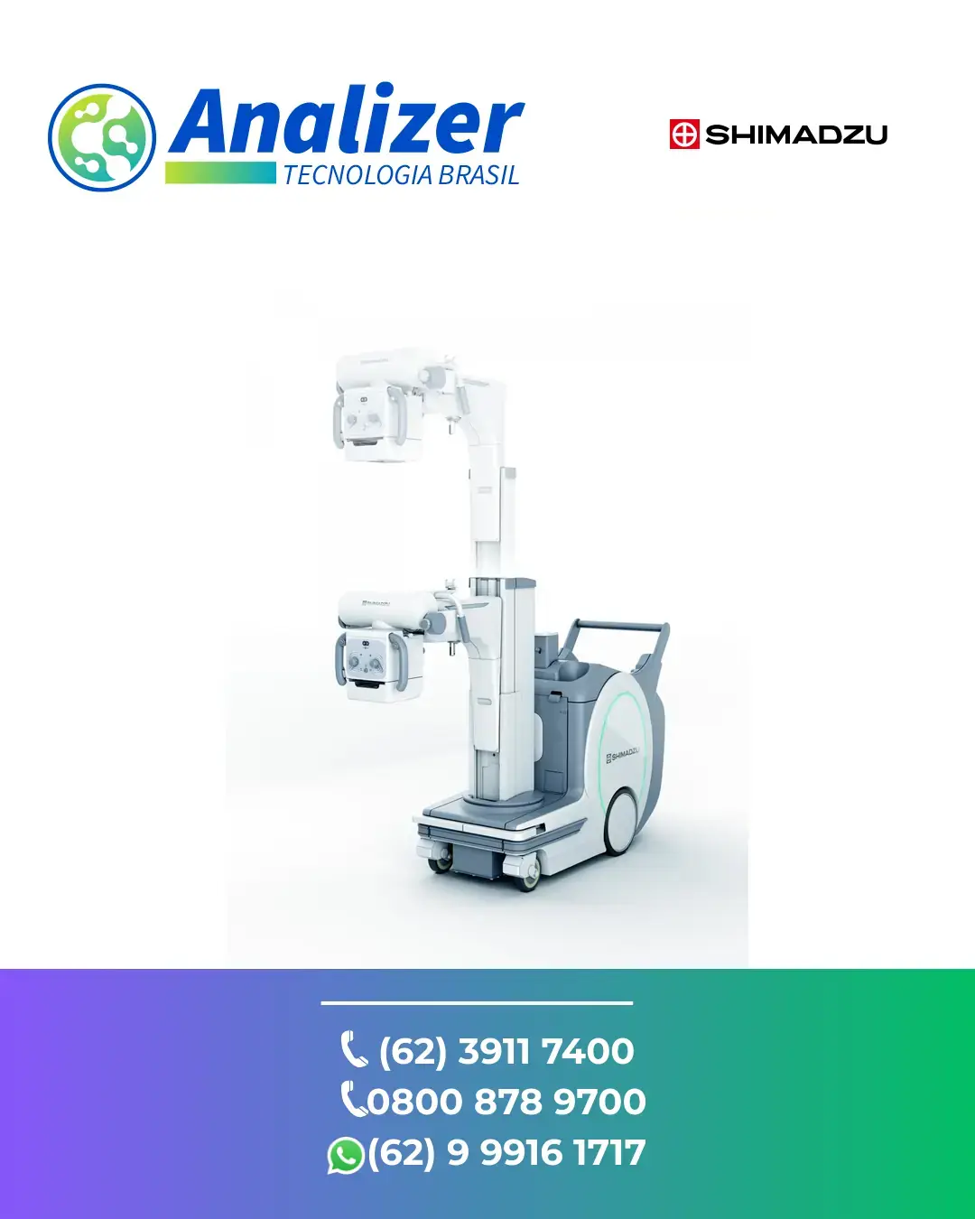 MANUTENÇÃO APARELHO DE RAIOS X MOVEL MOTORIZADO MOBILEDART EVOLUTION MX8 SHIMADZU BRASIL