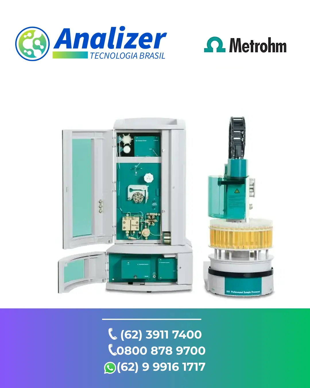 REPARO CROMATÓGRAFO 930 COMPACT IC FLEX METROHM BRASIL
