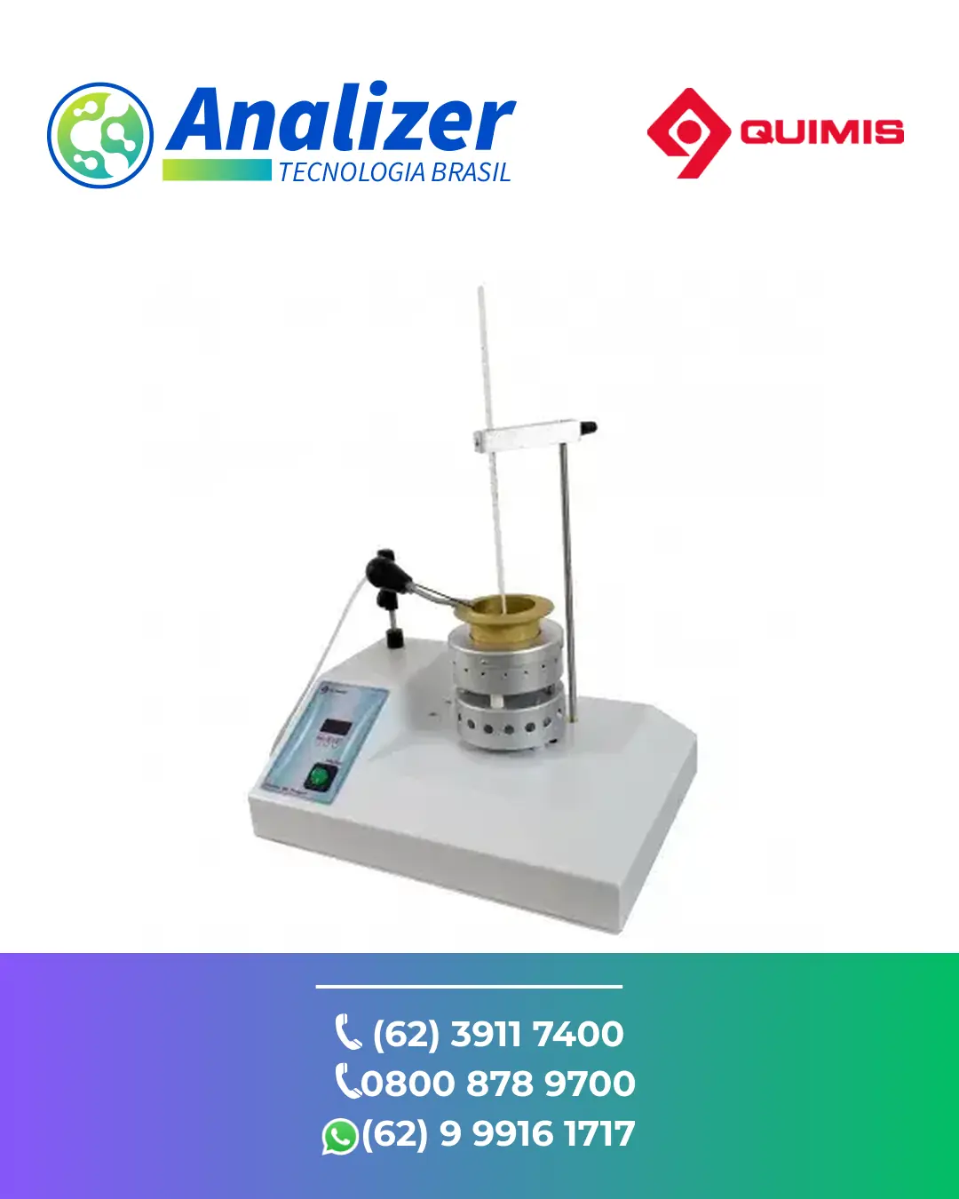 REPARO DETERMINADOR DE PONTO DE FULGOR Q292 QUIMIS BRASIL