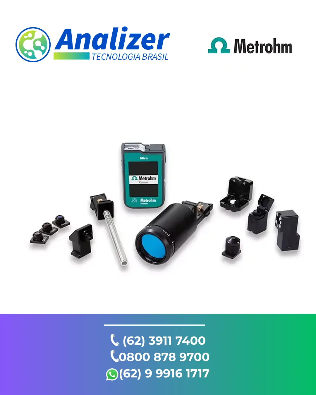 REPARO EM ESPECTROSCOPIA RAMAN METROHM BRASIL