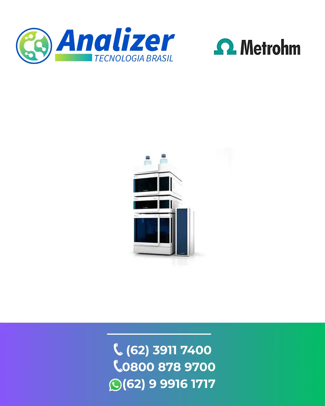 RESTAURAÇÃO CROMATOGRAFO KNA HPLC C2 METROHM BRASIL